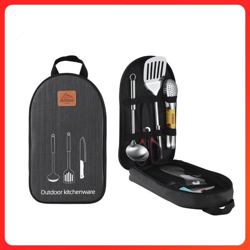 Outdoor Picnic Storage Bag With BBQ Cooking Set The Cozy Merchant
