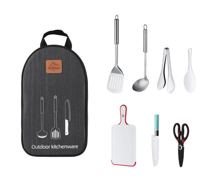 Outdoor Picnic Storage Bag With BBQ Cooking Set The Cozy Merchant