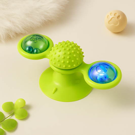 Scratch Hair Windmill Cat Toy Pet Essentials-9