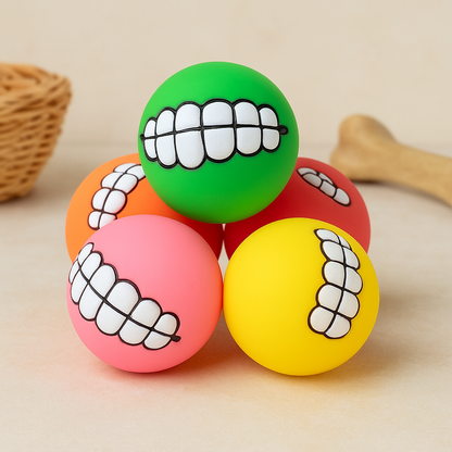 Squeaky Rubber Teeth Pet Toy Pet Essentials-9