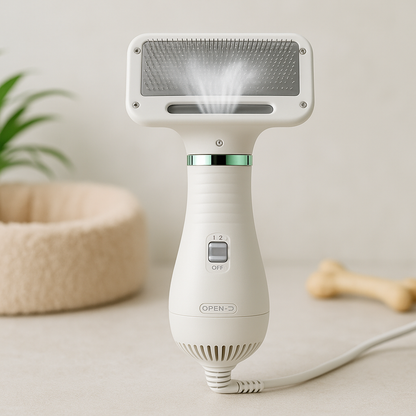 2-in-1 Pet Dryer Brush Pet Essentials-9