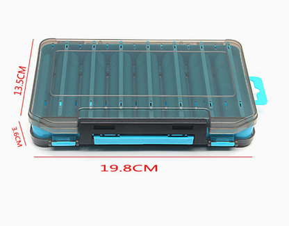 Durable Dual-Sided Fishing Tackle Box The Cozy Merchant