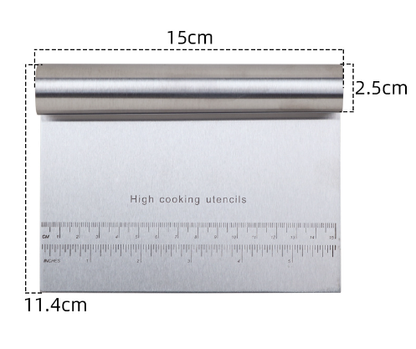 Stainless Steel Dough Cutter And Scraper For Kitchen The Cozy Merchant