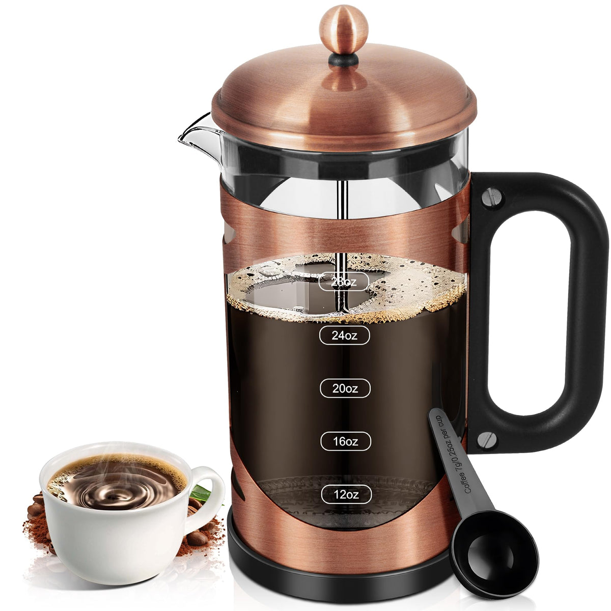 BrewMax 34oz French Press Campaday