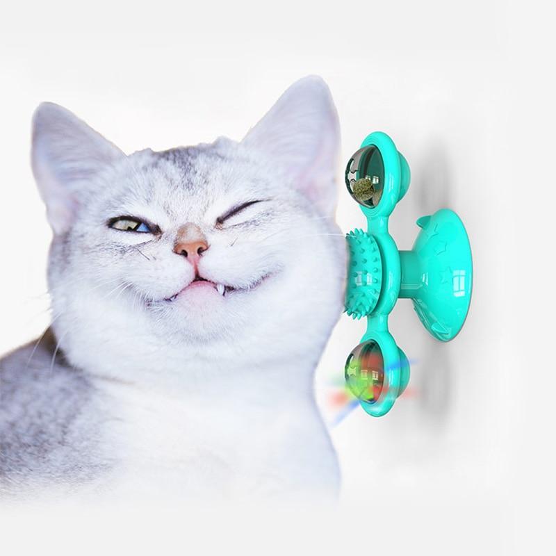 Scratch Hair Windmill Cat Toy Pet Essentials-9