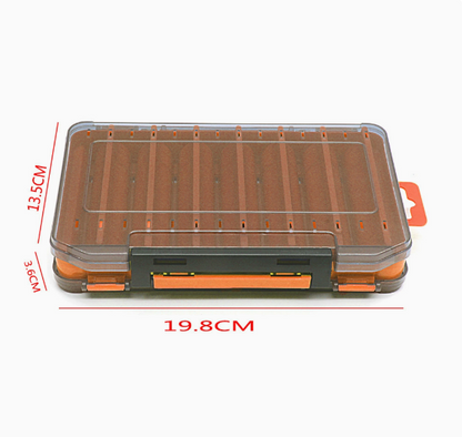 Durable Dual-Sided Fishing Tackle Box The Cozy Merchant