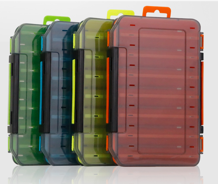 Durable Dual-Sided Fishing Tackle Box The Cozy Merchant
