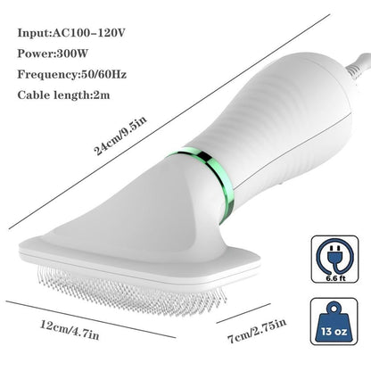 2-in-1 Pet Dryer Brush Pet Essentials-9