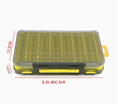 Durable Dual-Sided Fishing Tackle Box The Cozy Merchant