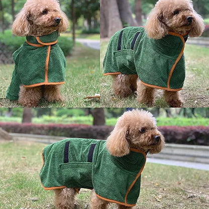 Pet Bathrobe Fast Drying Towel The Cozy Merchant