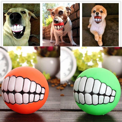 Squeaky Rubber Teeth Pet Toy Pet Essentials-9