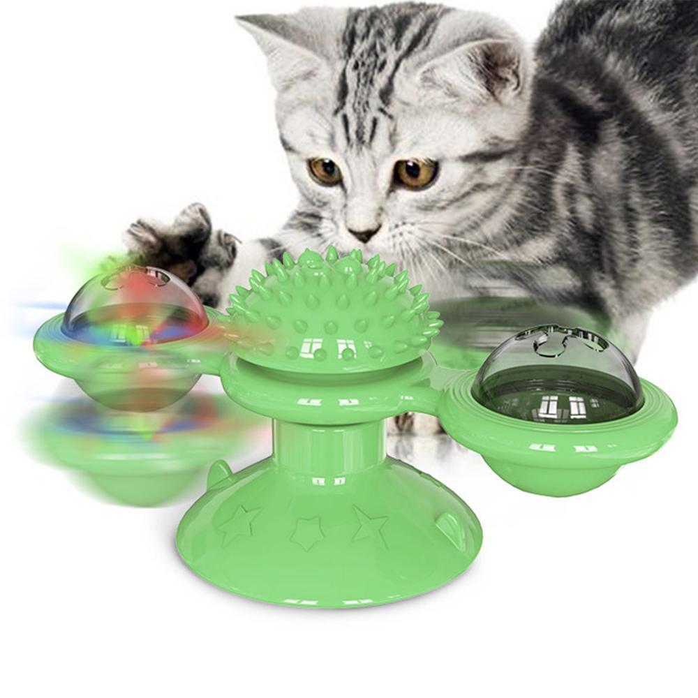 Scratch Hair Windmill Cat Toy Pet Essentials-9