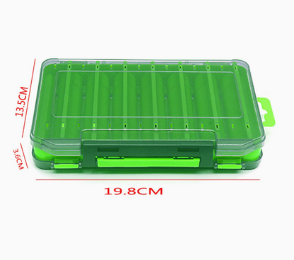 Durable Dual-Sided Fishing Tackle Box The Cozy Merchant