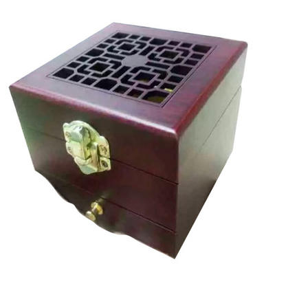 Wooden Antique Incense Burner and Ashtray Set The Cozy Merchant