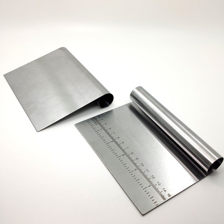 Stainless Steel Dough Cutter And Scraper For Kitchen The Cozy Merchant