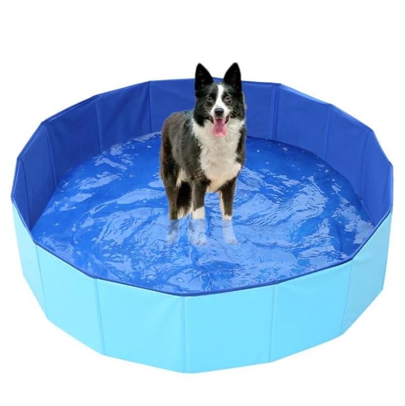 Foldable Pet Swimming Pool Pet Essentials-9