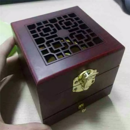 Wooden Antique Incense Burner and Ashtray Set The Cozy Merchant