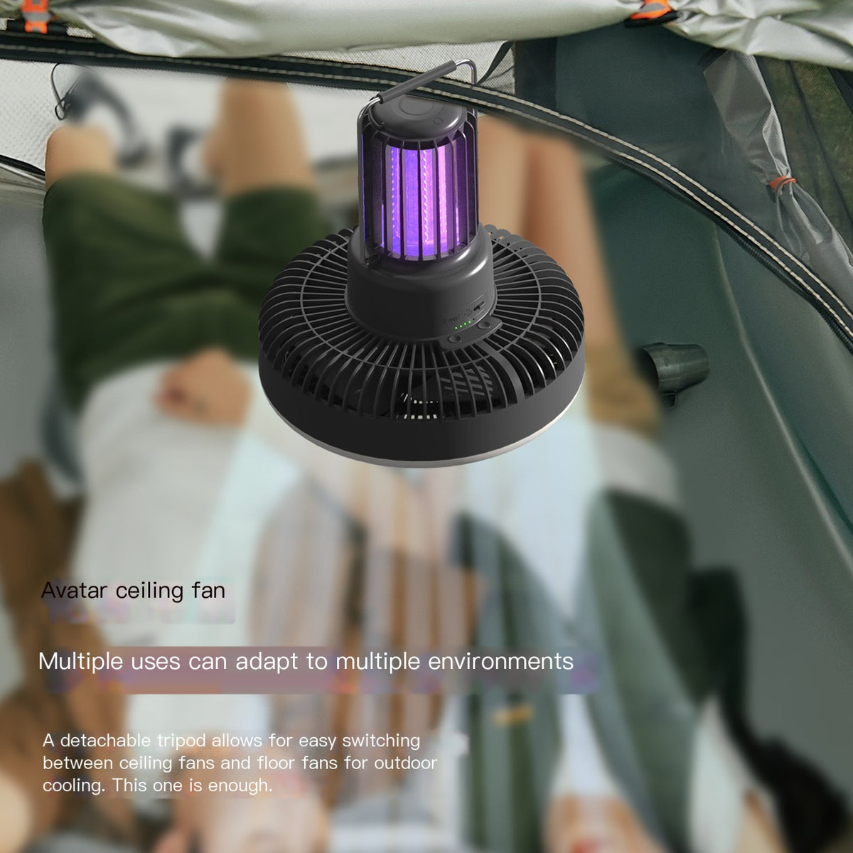 3-in-1 Camping Fan The Cozy Merchant