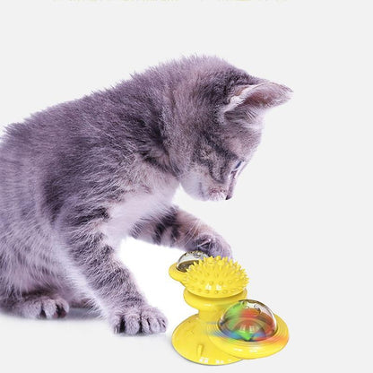 Scratch Hair Windmill Cat Toy Pet Essentials-9