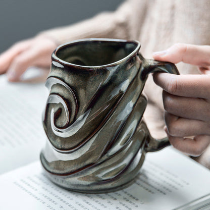 Creative Ceramic Coffee Mug - Large Capacity Antique Design The Cozy Merchant