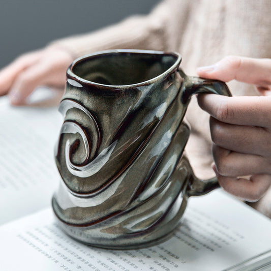 Creative Ceramic Coffee Mug - Large Capacity Antique Design The Cozy Merchant