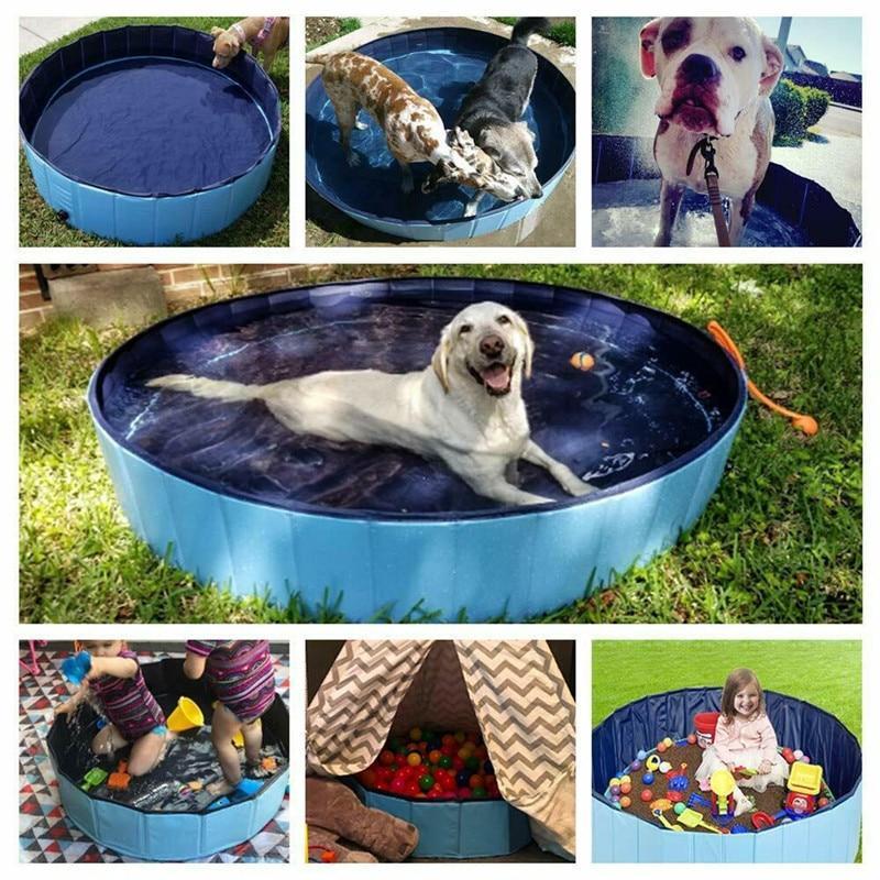 Foldable Pet Swimming Pool Pet Essentials-9