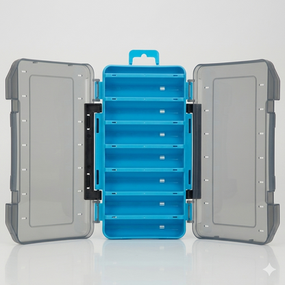 Durable Dual-Sided Fishing Tackle Box The Cozy Merchant