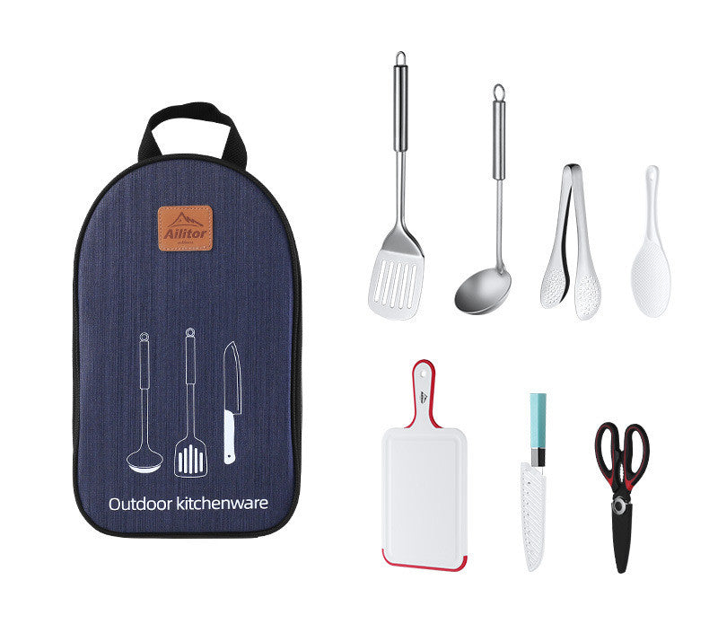 Outdoor Picnic Storage Bag With BBQ Cooking Set The Cozy Merchant