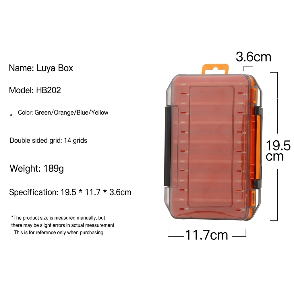 Durable Dual-Sided Fishing Tackle Box The Cozy Merchant