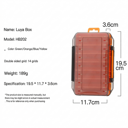 Durable Dual-Sided Fishing Tackle Box The Cozy Merchant