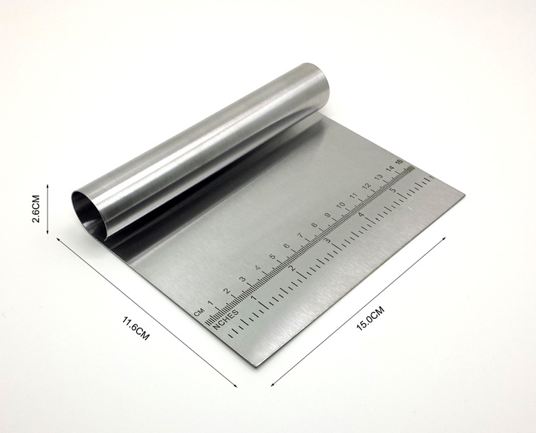 Stainless Steel Dough Cutter And Scraper For Kitchen The Cozy Merchant